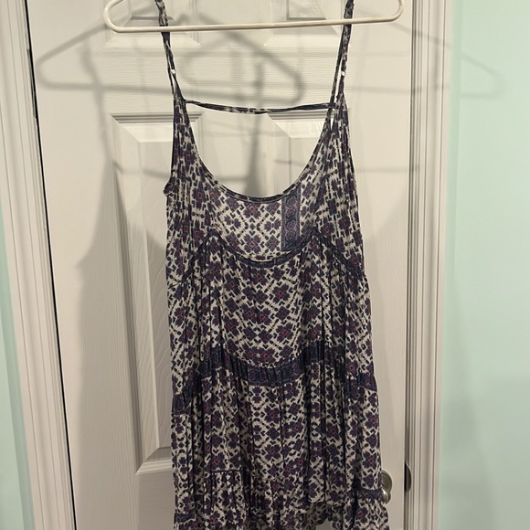 Purple floral brandy Melville dress - Picture 3 of 3